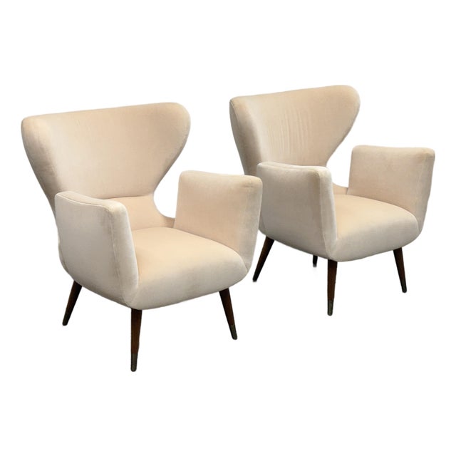 Coup Studio for Coup D’Etat Italian Club Chairs, Pair For Sale