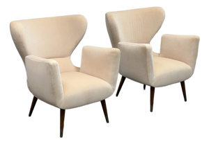 Coup Studio for Coup D’Etat Italian Club Chairs, Pair