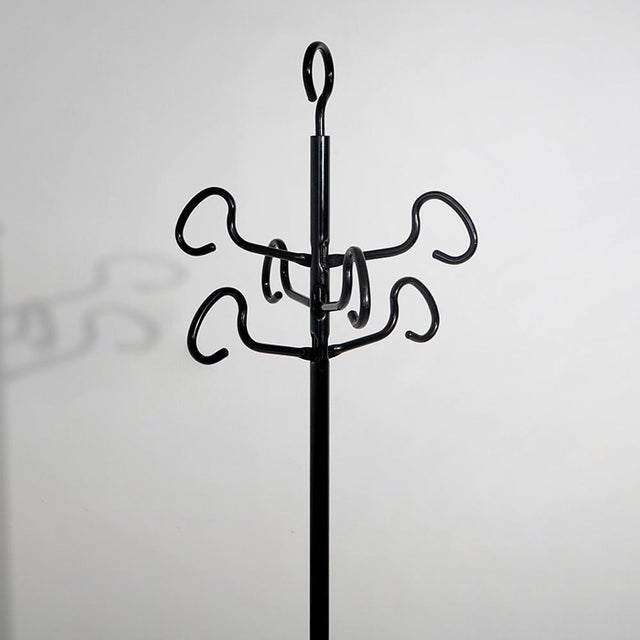 Black Servomanto Coat Stand by Achille Castiglioni for Zanotta, 1980s For Sale - Image 8 of 16