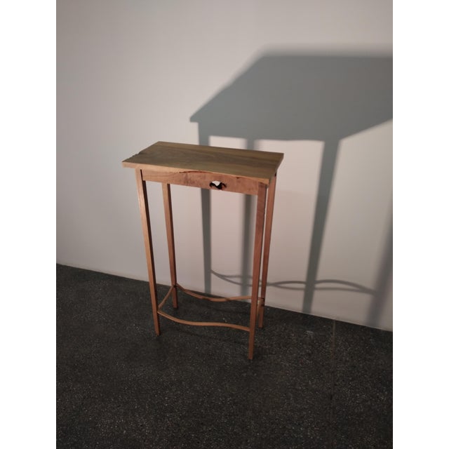 Folk Art Cricker Side Table For Sale - Image 10 of 13