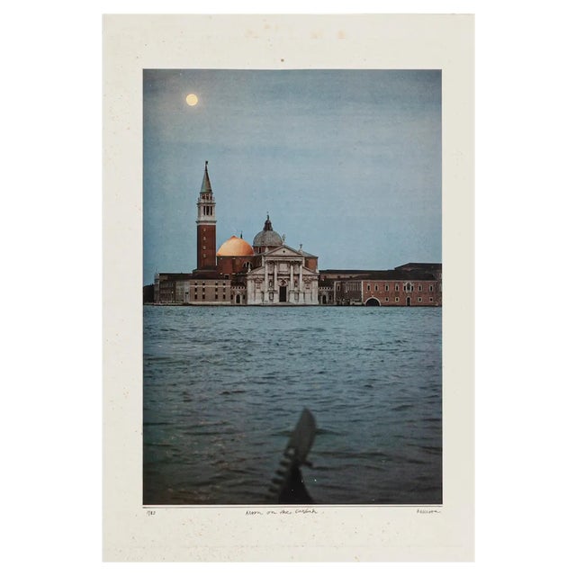 Sergio Barletta, Moon on the Casbah, Original Collage, 1983 For Sale