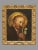 Antique Oil Painting on Canvas Portrait of Saint in a Carved Giltwood Frame I believe he was custom painted for a church...