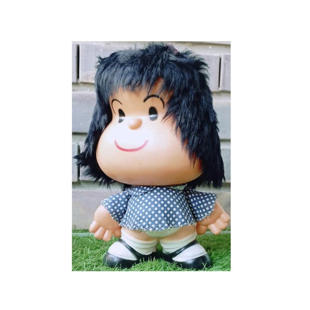 Blue Vintage Doll from Mafalda For Sale - Image 8 of 9