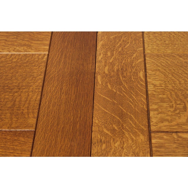 Stickley Drawleaf Mission Oak Dining Room Table For Sale - Image 13 of 18