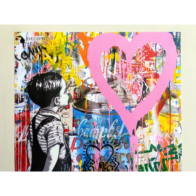 This Mr. Brainwash " All My Love " rare lithograph print Pop Art poster is a very special and unique piece to add to your...