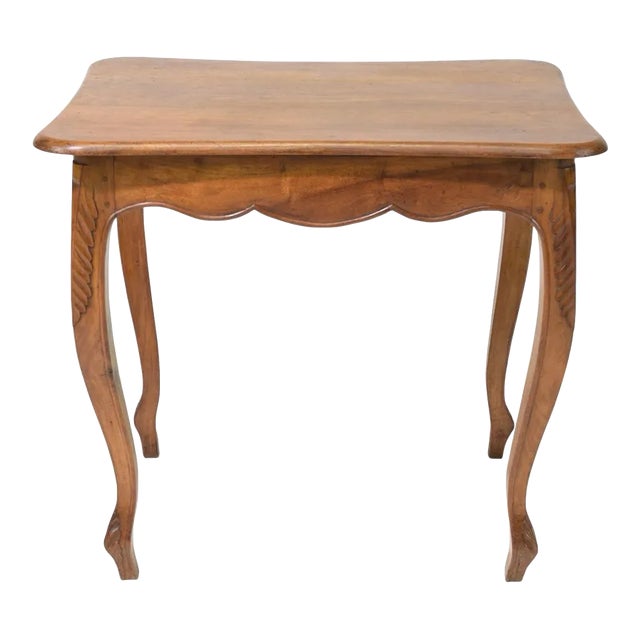Early 20th Century Louis XV Walnut Side Table For Sale