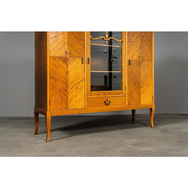 Tan Early 20th Century Art Nouveau Bookcase For Sale - Image 8 of 18