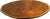 Chocolate Antique Bread Dough Bowl Belted Made With Hand Tools- For Sale - Image 8 of 8