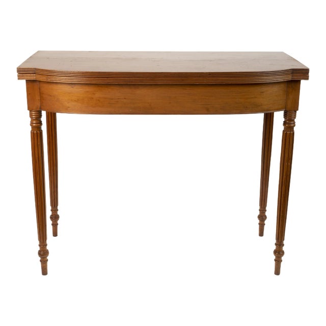 Early 19th Century Federal Folding Card Table For Sale