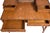 Camel Pagoda Writing Desk British Colonial Style Rattan & Grasscloth For Sale - Image 8 of 10