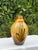 Vintage Romanian 12.5” Amber Art Glass Vase by Mihai Topescu For Sale - Image 4 of 12
