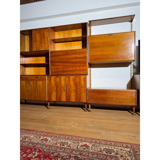 Wood Mid-Century Modular Poly-Z Wall Unit by A.A.Patijn for Zijlstra, 1950 For Sale - Image 7 of 18
