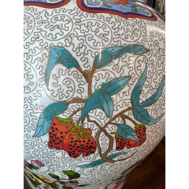 Pair of 1930s Mirror Opposite Cloisonne Vases Chairish