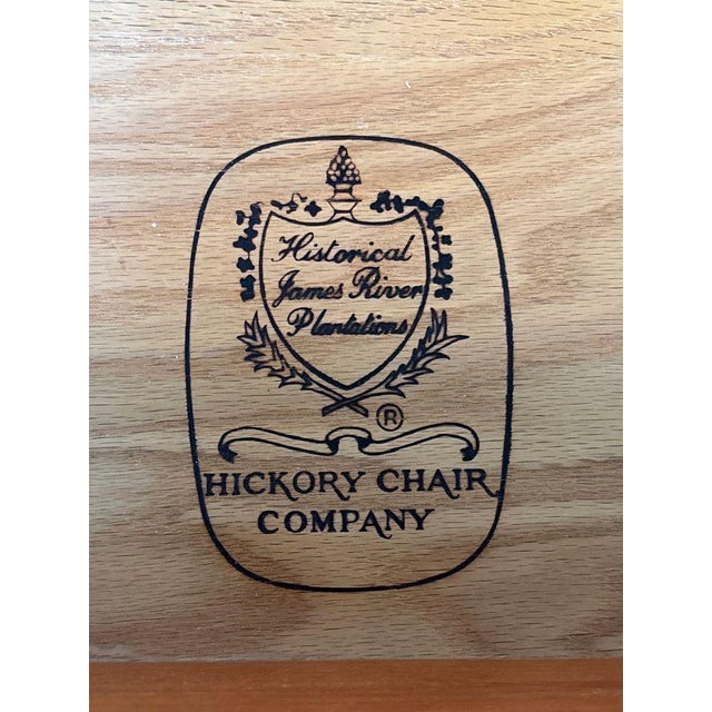 Hickory Chair Furniture Company 20th Century Hickory Chair Co. Mahogany Hinged Top Buffet Server For Sale - Image 4 of 5