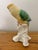 1980s Chinese Export Yellow Green Parakeet Budgie For Sale - Image 4 of 8