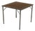Folding Game Table in Steel and Velvet from Christian Dior, 1970s For Sale