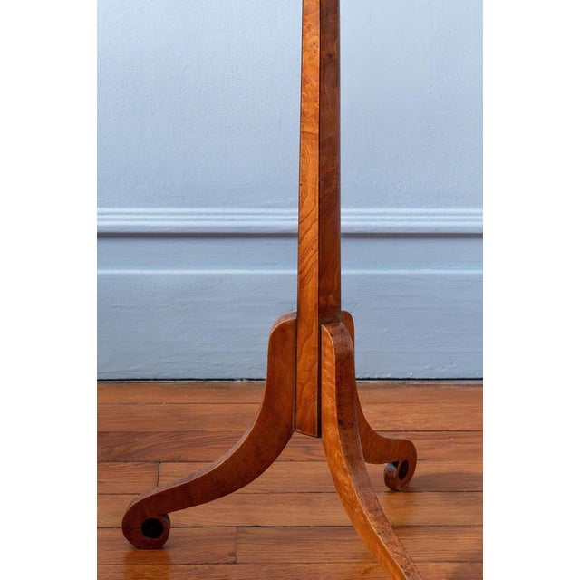 Biedermeier Style Figured Wood Tilt-Top Table For Sale - Image 6 of 11