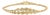 10K Yellow Gold 1/4 Cttw Round-Cut Diamond Basket Weave Rope Chain Style 7" Bracelet (H-I Color, I1-I2 Clarity) For Sale