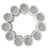 Vintage PS Varmeljushallare Candlestick Set in White Ceramic by Ehlen Johansson for Ikea, 1990s, Set of 12 For Sale - Image 4 of 7