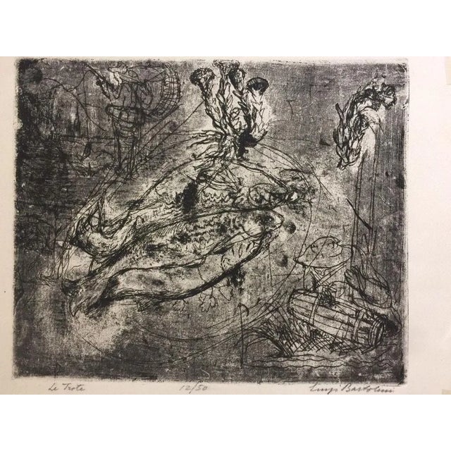 Le Trote - Etching by Luigi Bartolini - 1934 1934 For Sale