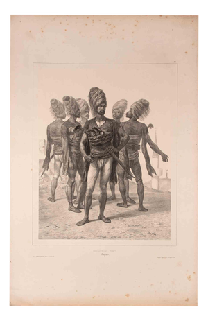 Auguste Raffet, Recruteurs Turcs (Bashi-Bazouks), Lithograph, 1857