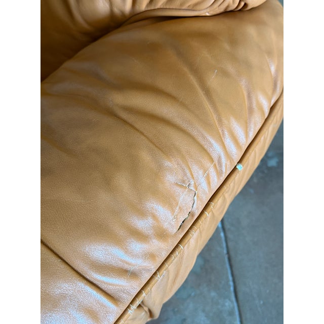 Vintage 1970's Italian Sofa by Sergio Ribolta for Linea Valentini For Sale - Image 4 of 11