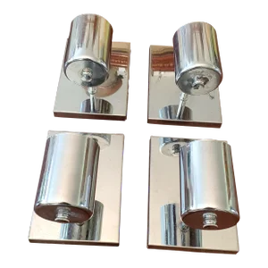 Vintage Mid-Century Chrome Sconces - Set of 4