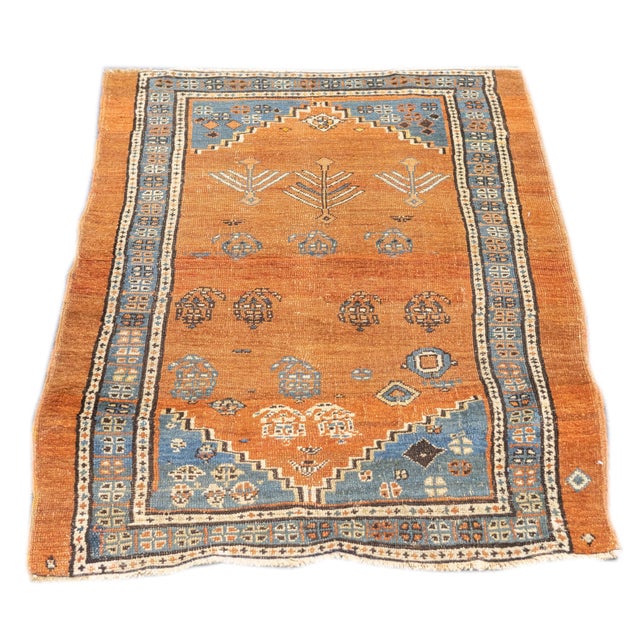 Antique Persian Bakhshayesh Rug 3'0" X 4'5'' For Sale - Image 4 of 10