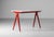 512 Compass Table Red by Jean Prouvé, France, 1953 For Sale - Image 6 of 18
