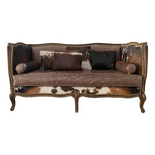 1950’s Restored Vintage Settee For Sale