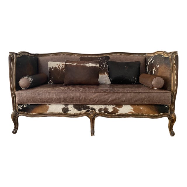 1950’s Restored Vintage Settee For Sale