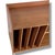 Mid-Century Danish Teak Media Cabinet with Vinyl Storage and Open Shelving For Sale - Image 6 of 10