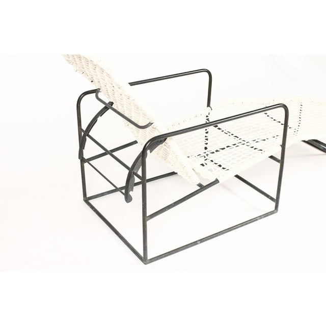 1990s Mid Century Bronze Patio Reclining Chaise Lounges – Kurt Voss Metals, Attributed For Sale - Image 12 of 12