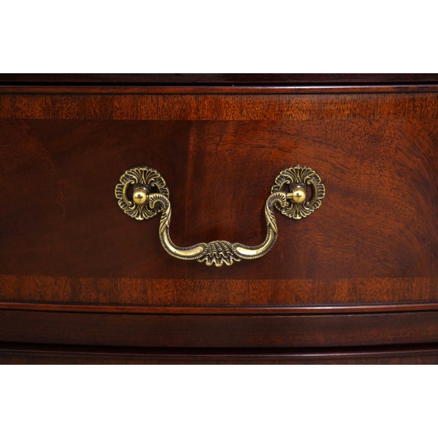 Henkel Harris Mahogany Bow Front Server For Sale - Image 12 of 18