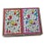 Vintage Colorful Floral Boho Double Set of Congress Playing Cards For Sale