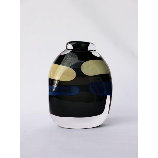 Glass Kaiho III Vase in Mouthblown Glass by Pia Wüstenberg For Sale - Image 7 of 9
