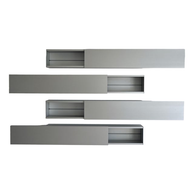 A-Line Shelves by Shigeru Uchida for Pastoe, 1990s, Set of 4 For Sale