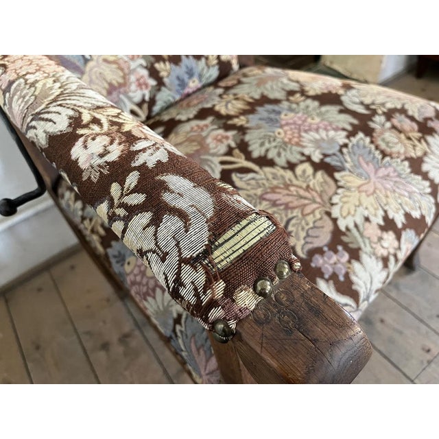 Wood Biedermeier Chair with Adjustable Backrest For Sale - Image 7 of 8