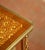 Near Pair of Mid-Century French Louis XVI Ormolu Marquetry Side Tables For Sale - Image 10 of 17