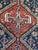 Nice early 20th century Shiraz rug with beautiful geometrical and tribal design and beautiful natural colours with a blue...