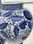 Late 20th Century Late 20th Century Blue & White Floral Lidded Ginger Jar For Sale - Image 5 of 5