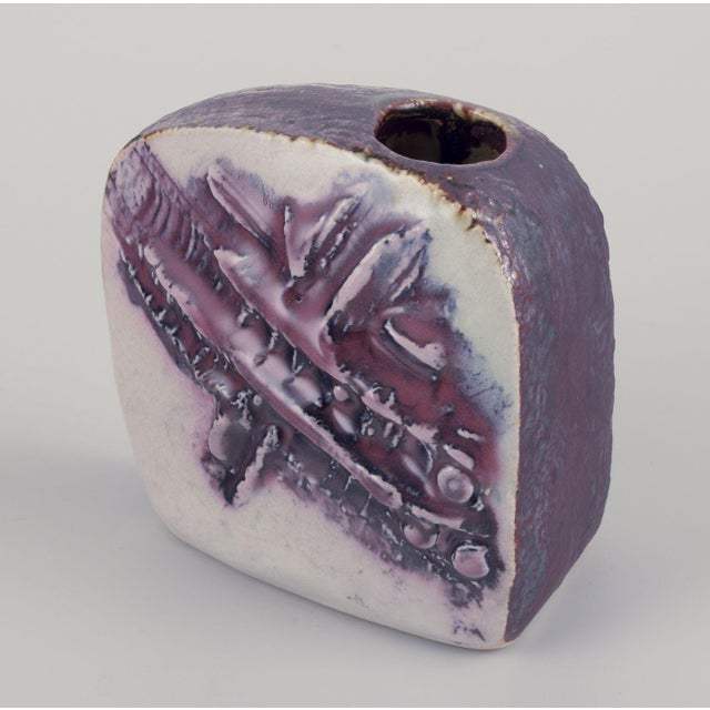 Carl-Harry Stålhane Stoneware Vase by Carl Harry Stålhane for Designhuset, 1970s For Sale - Image 4 of 9