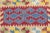 Textile 1970s Scandinavian Style Geometric Oushak Kilim Rug For Sale - Image 7 of 11