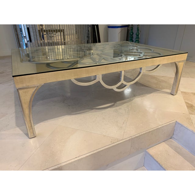Art Deco Art Deco Flower Power Coffee Table For Sale - Image 3 of 3