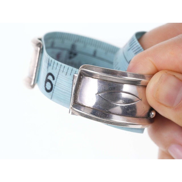 1950s Vintage Native American Turquoise Sterling Row cuff For Sale - Image 5 of 8