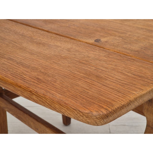 Danish Side Table in Oak by Henning Kjærnulf for EG Quality Furniture, 1970s For Sale - Image 9 of 18