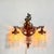 French Cherub Wall Sconce with 2 Arms and Crystals Lampshade For Sale - Image 4 of 4