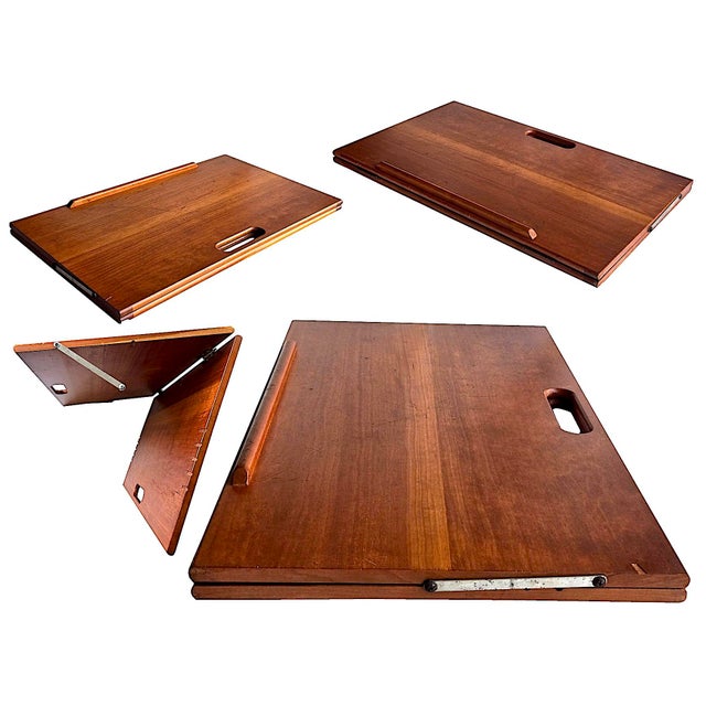 Mid 20th Century Danish Teak Wood Portable Lectern For Sale - Image 10 of 15