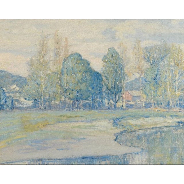 Early 20th Century Henry Golden Dearth Oil Painting For Sale - Image 4 of 8