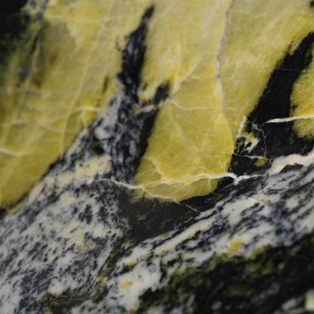 Chinese Green Shewen Meditation Stone For Sale - Image 4 of 5